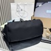 Borsa shopping Prada Route large in canvas e pelle PRADA