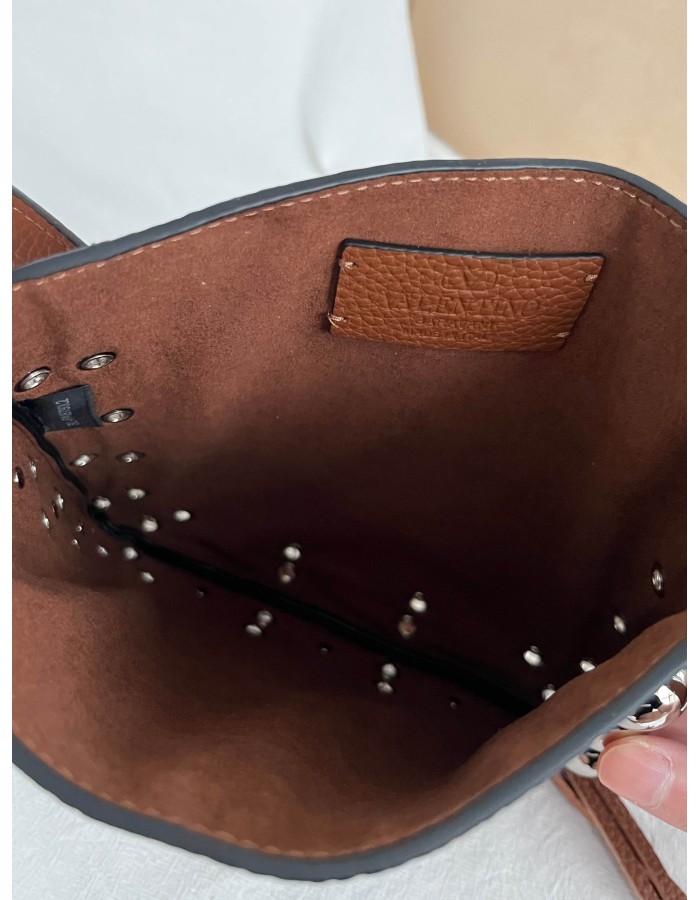 Borsa A Spalla Piccola  Nellcôte In Pelle Con Frange VALENTINO