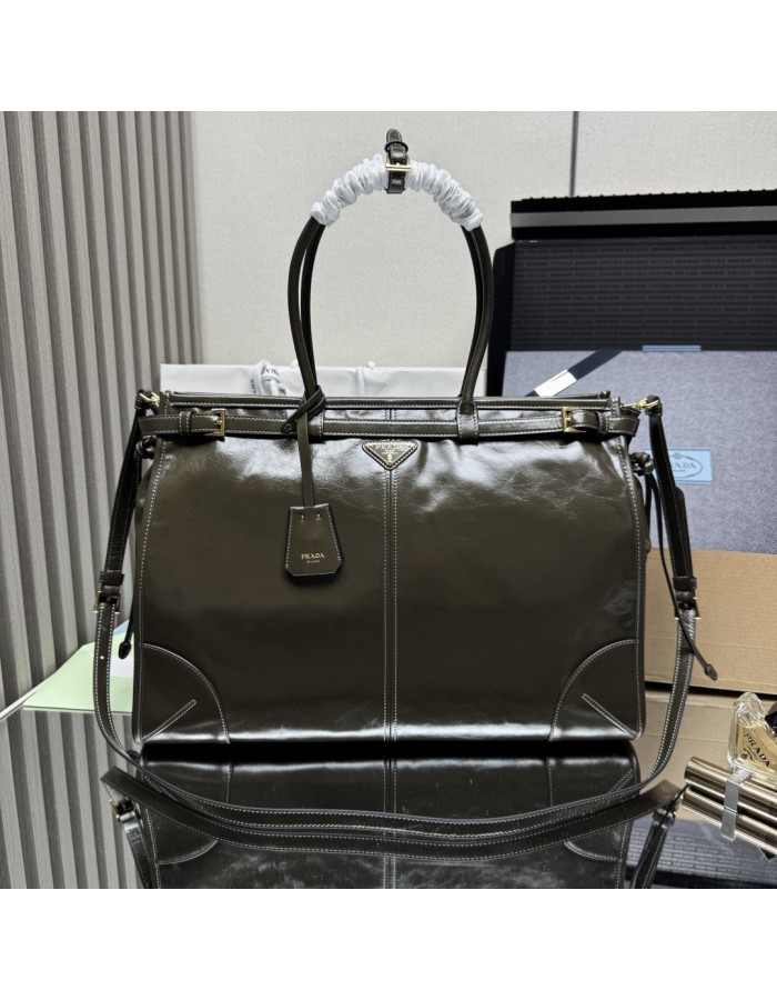 Borsa a mano Prada Bonnie extra large in pelle PRADA