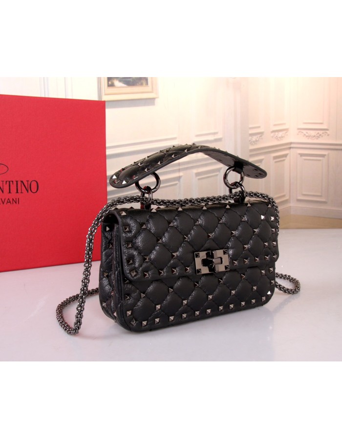 Borsa Piccola Rockstud Spike In Capretto VALENTINO