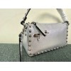 Borsa Piccola A Tracolla Rockstud In Vitello Laminato VALENTINO