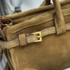 Borsa a mano Prada Bonnie medium in pelle scamosciata PRADA