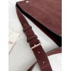 Borsa A Spalla Nellcôte In Suede Con Frange VALENTINO