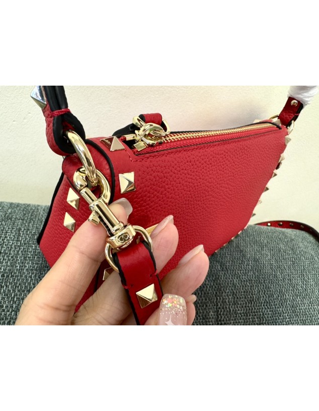 Borsa Piccola A Tracolla Rockstud In Vitello VALENTINO