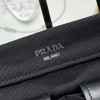 Borsa shopping Prada Route large in canvas e pelle PRADA