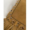 Borsa A Spalla Piccola  Nellcôte In Suede Con Frange VALENTINO