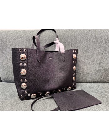 Borsa Shopping Media Nellcôte In Pelle VALENTINO