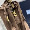 Borsa a mano Prada Bonnie medium in pelle scamosciata PRADA
