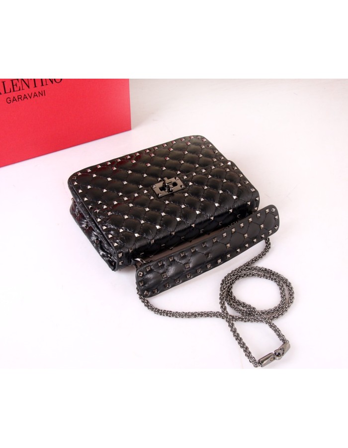 Borsa Media Rockstud Spike In Capretto VALENTINO