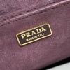 Borsa a spalla Prada Explore medium in pelle scamosciata PRADA