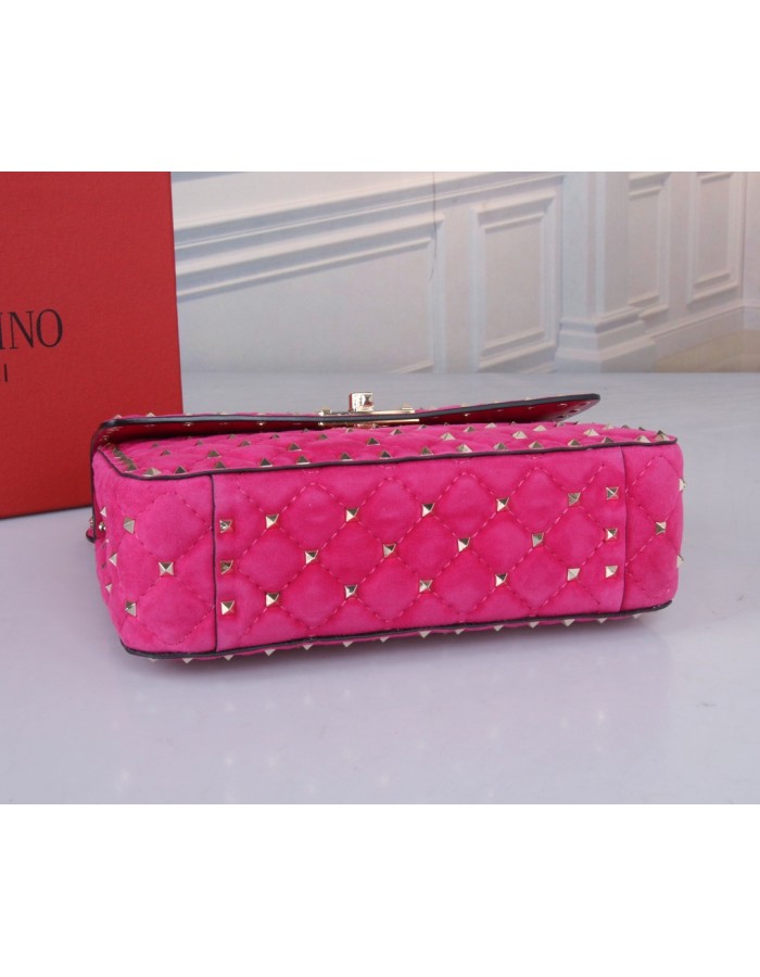 Borsa Media Rockstud Spike In Suede VALENTINO