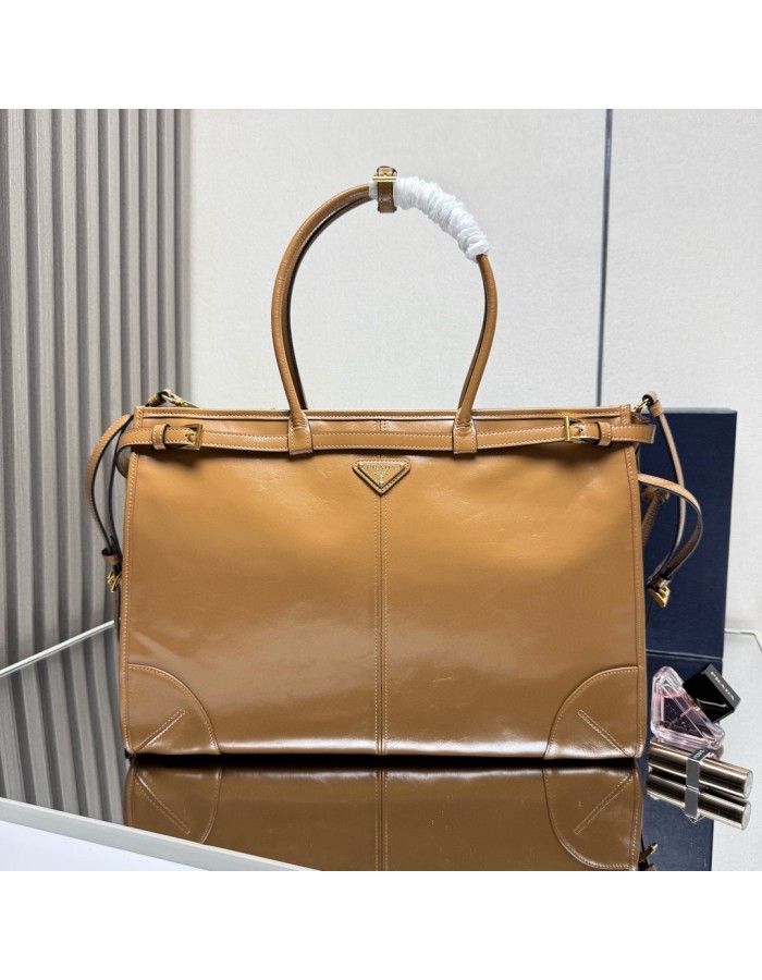 Borsa a mano Prada Bonnie extra large in pelle PRADA