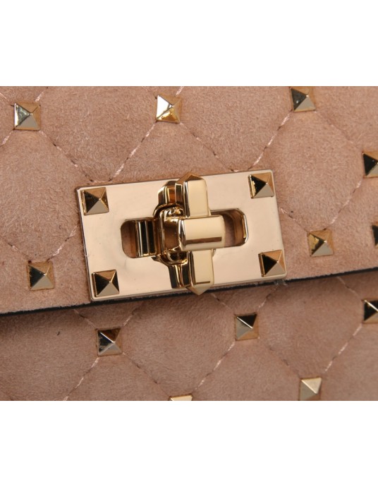 Borsa Piccola Valentino Garavani Rockstud Spike In Suede VALENTINO