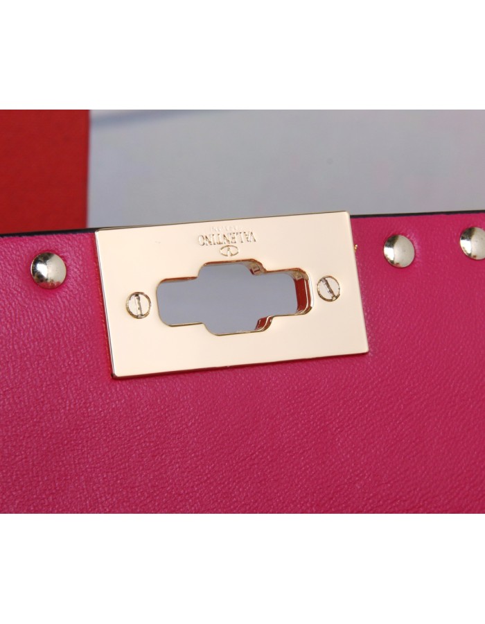 Borsa Media Rockstud Spike In Suede VALENTINO