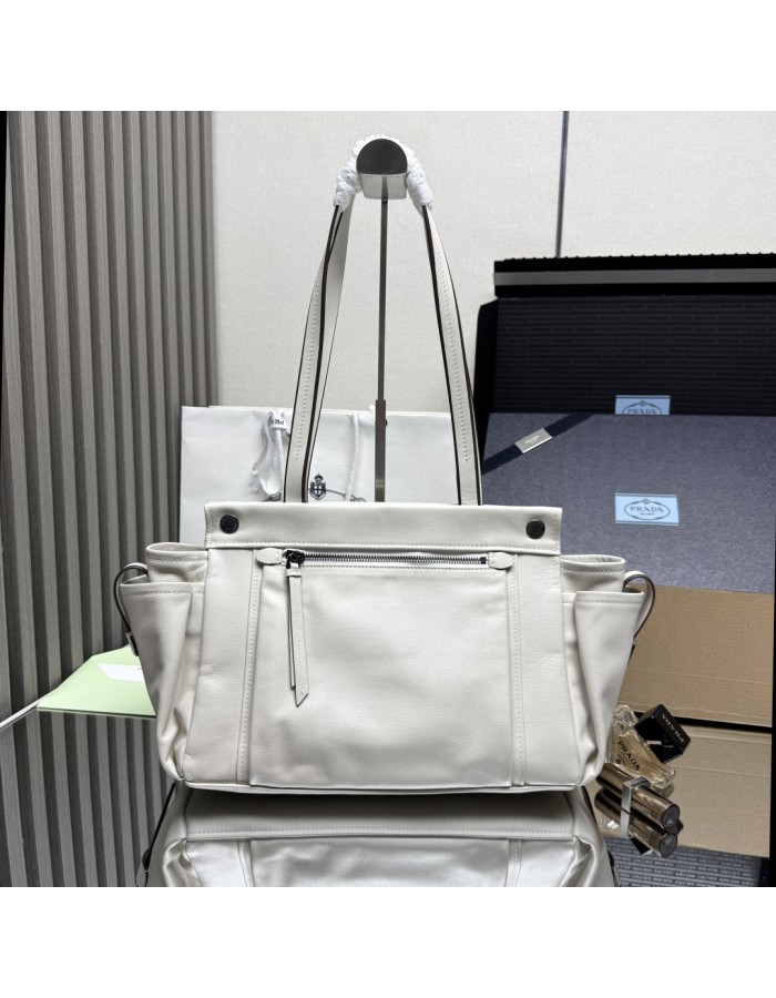 Borsa shopping Prada Route large in pelle PRADA