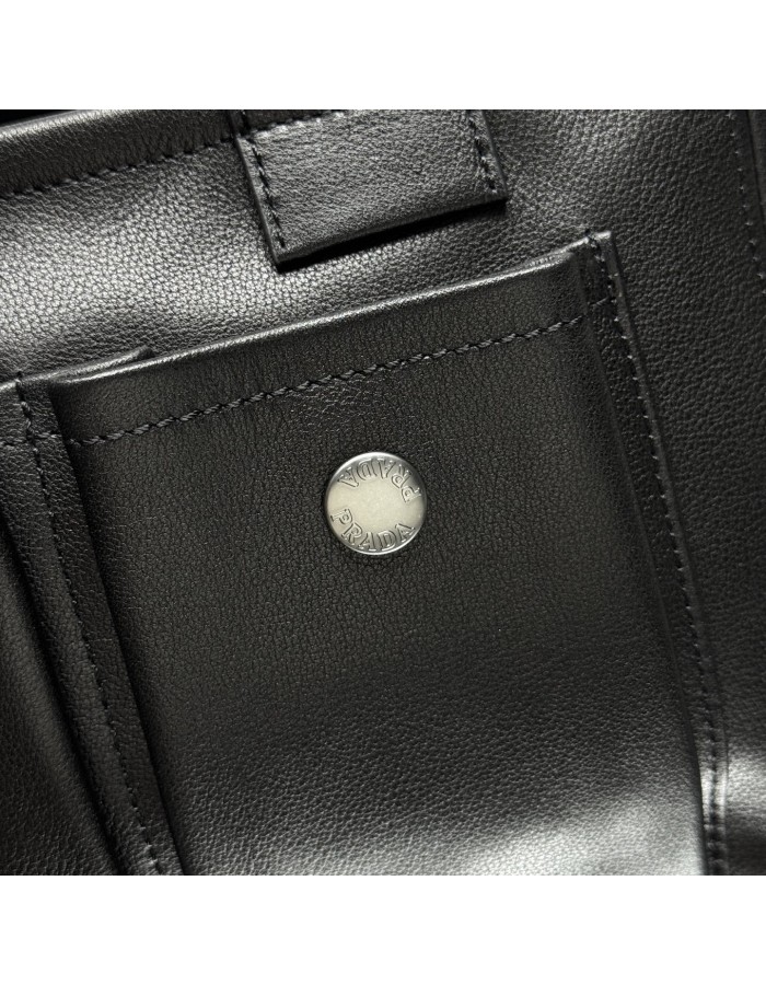 Borsa shopping Prada Route medium in pelle PRADA