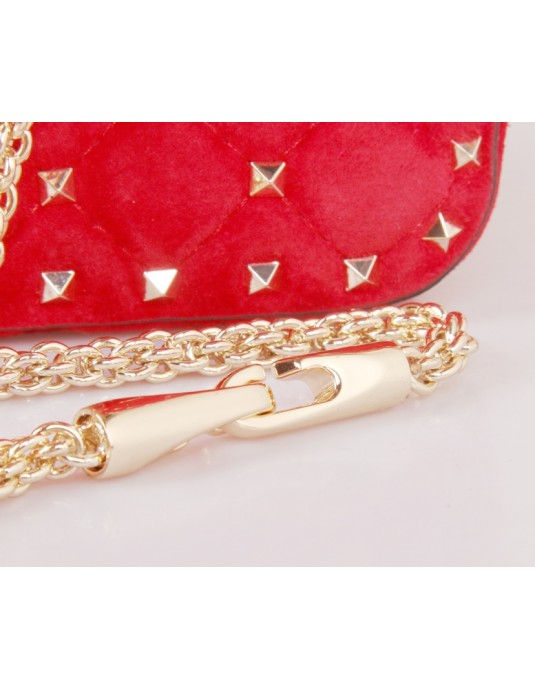 Borsa Media Rockstud Spike In Suede VALENTINO