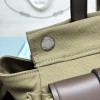 Borsa shopping Prada Route large in canvas e pelle PRADA