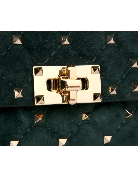 Borsa Piccola Rockstud Spike In Suede VALENTINO