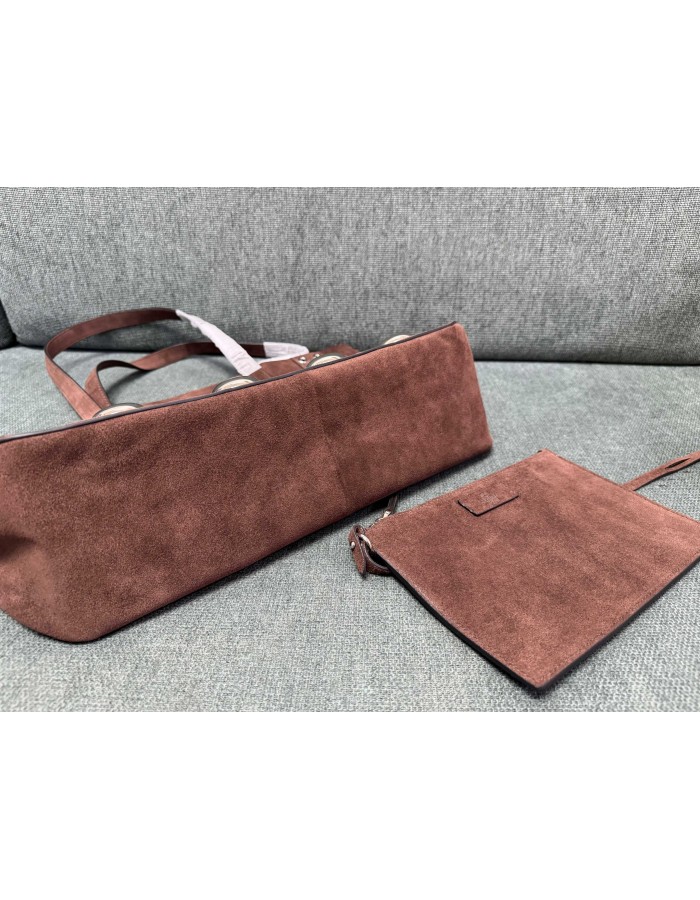 Borsa Shopping Media Nellcôte In Suede VALENTINO