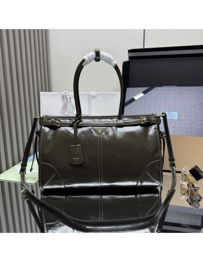 Borsa a mano Prada Bonnie large in pelle PRADA