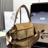 Borsa a spalla Prada Explore medium in pelle scamosciata PRADA