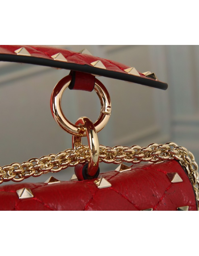 Borsa Piccola Rockstud Spike In Capretto VALENTINO