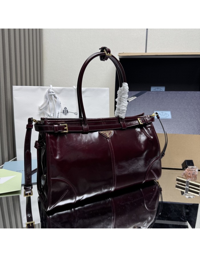 Borsa a mano Prada Bonnie large in pelle PRADA