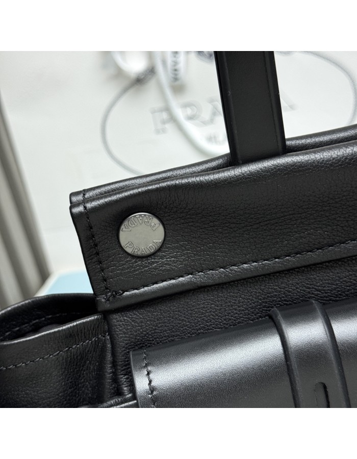 Borsa shopping Prada Route medium in pelle PRADA