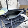 Borsa a mano Prada Bonnie medium in pelle nabuk PRADA