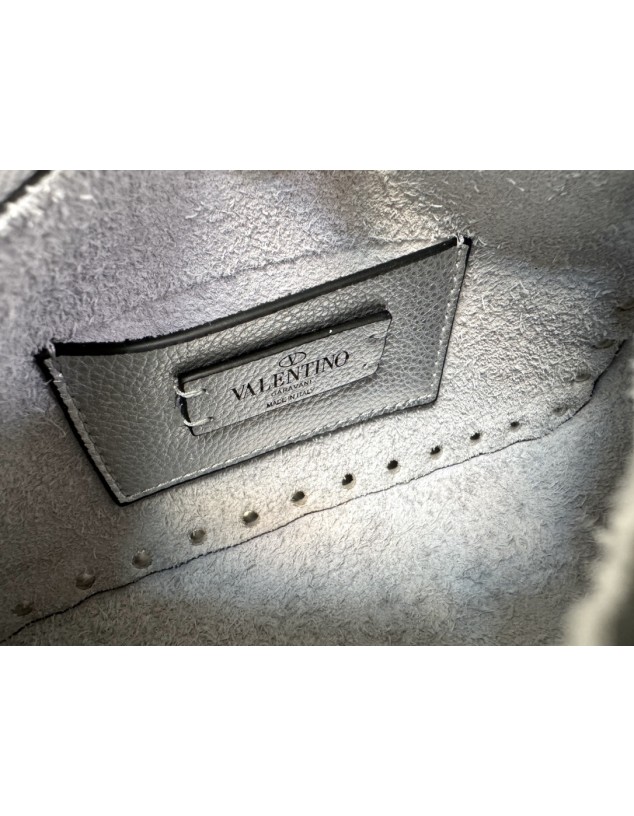 Borsa Piccola A Tracolla Rockstud In Vitello Laminato VALENTINO