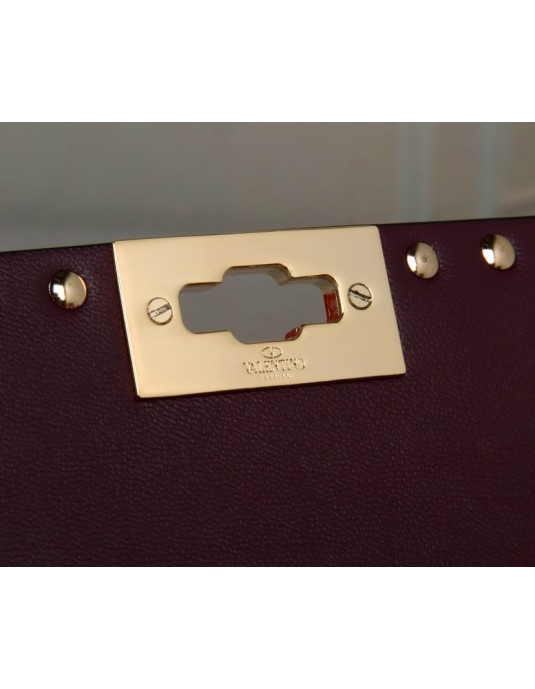 Borsa Piccola Rockstud Spike In Suede VALENTINO