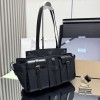 Borsa shopping Prada Route large in canvas e pelle PRADA
