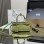Borsa a mano Prada Bonnie mini in pelle scamosciata PRADA