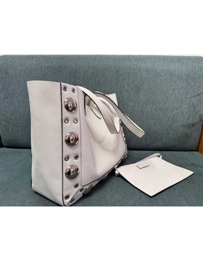 Borsa Shopping Media Nellcôte In Pelle VALENTINO