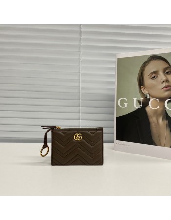 Portachiavi GG Marmont con cerniera GUCCI
