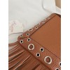 Borsa A Spalla Piccola  Nellcôte In Pelle Con Frange VALENTINO