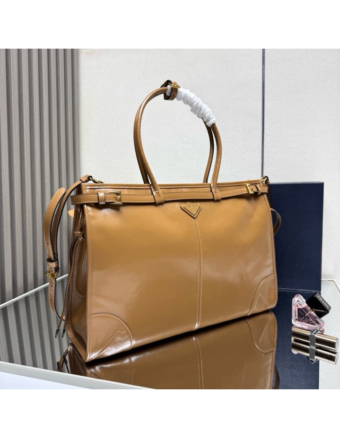 Borsa a mano Prada Bonnie extra large in pelle PRADA