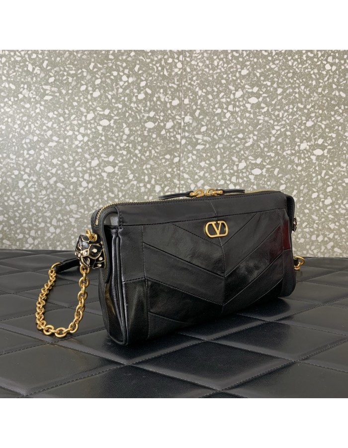 Borsa A Tracolla Piccola Panthea In Nappa VALENTINO