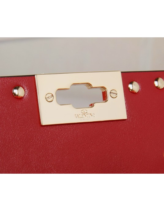 Borsa Piccola Rockstud Spike In Suede VALENTINO