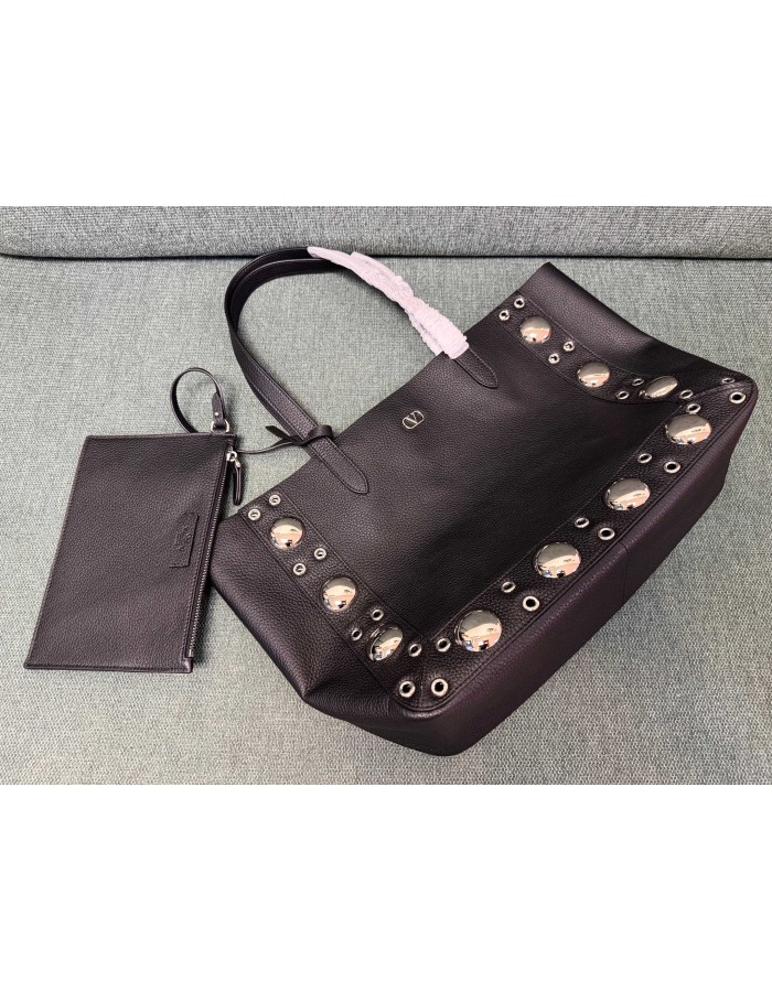 Borsa Shopping Media Nellcôte In Pelle VALENTINO