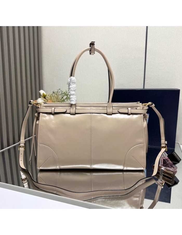 Borsa a mano Prada Bonnie large in pelle PRADA