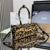 Borsa a mano Prada Bonnie medium in pelle stampata PRADA