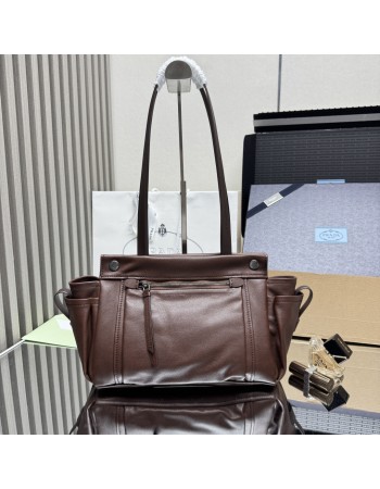 Borsa shopping Prada Route medium in pelle PRADA
