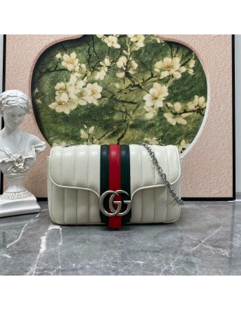 Borsa a spalla piccola Jetset GG Marmont GUCCI