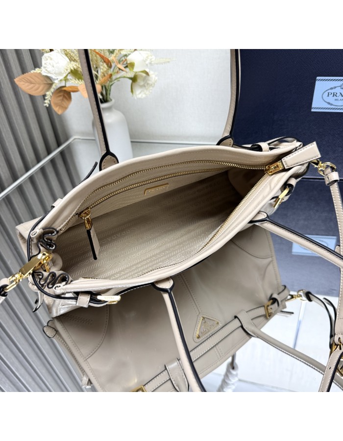 Borsa a mano Prada Bonnie medium in pelle PRADA