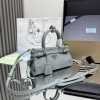 Borsa a mano Prada Bonnie mini in pelle scamosciata PRADA