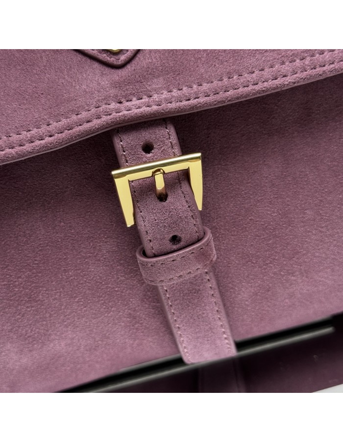 Borsa a spalla Prada Explore medium in pelle scamosciata PRADA