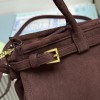 Borsa a mano Prada Bonnie medium in pelle scamosciata PRADA
